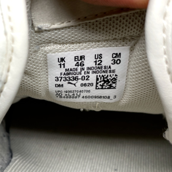 PUMA Ralph Sampson Tones Low White Aquamarine Leather - Picture 8 of 10